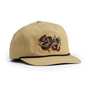 Howler Brothers Eel Unstructured Snapback Hat in Gold Twill